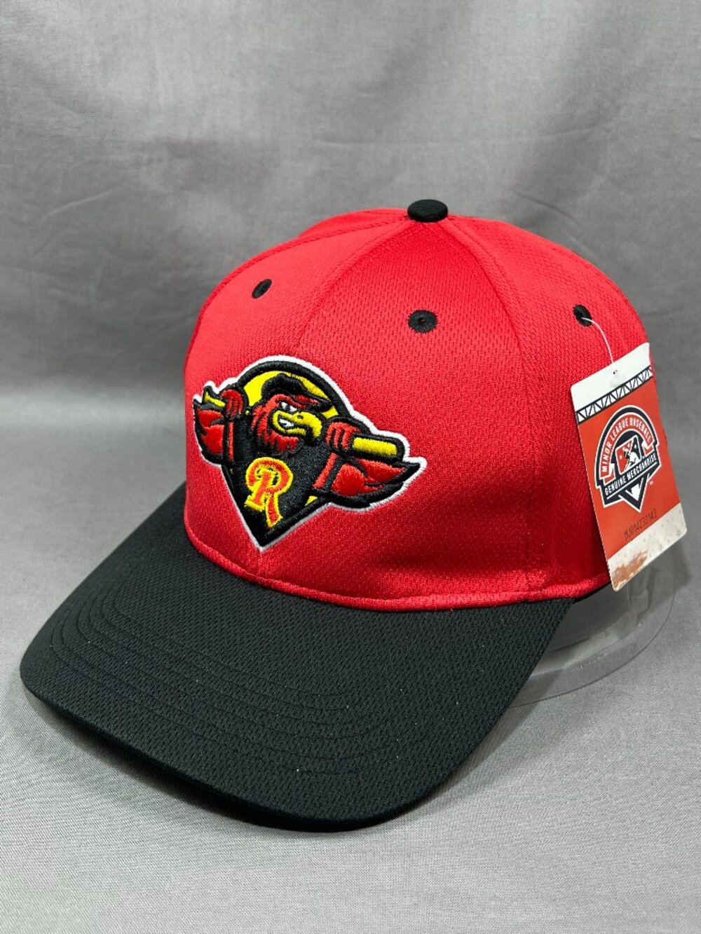 Rochester Red Wings OC Sports MiLB Hat Red Black Strapback Adult Baseball Cap